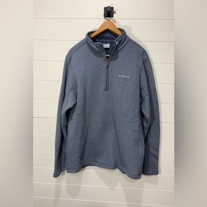 Columbia Steel Blue Half-Zip Fleece